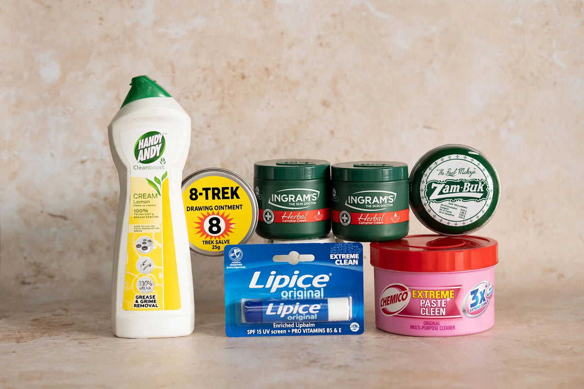 Balms,Creams Toiletries and Cleaning