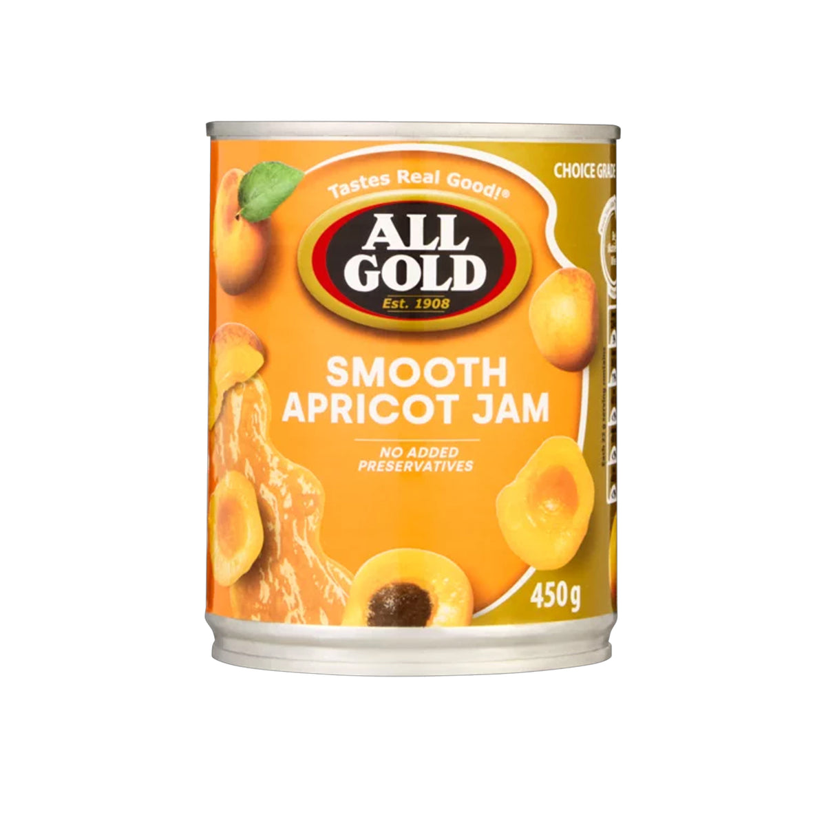 All Gold Smooth Apricot Jam 450g
