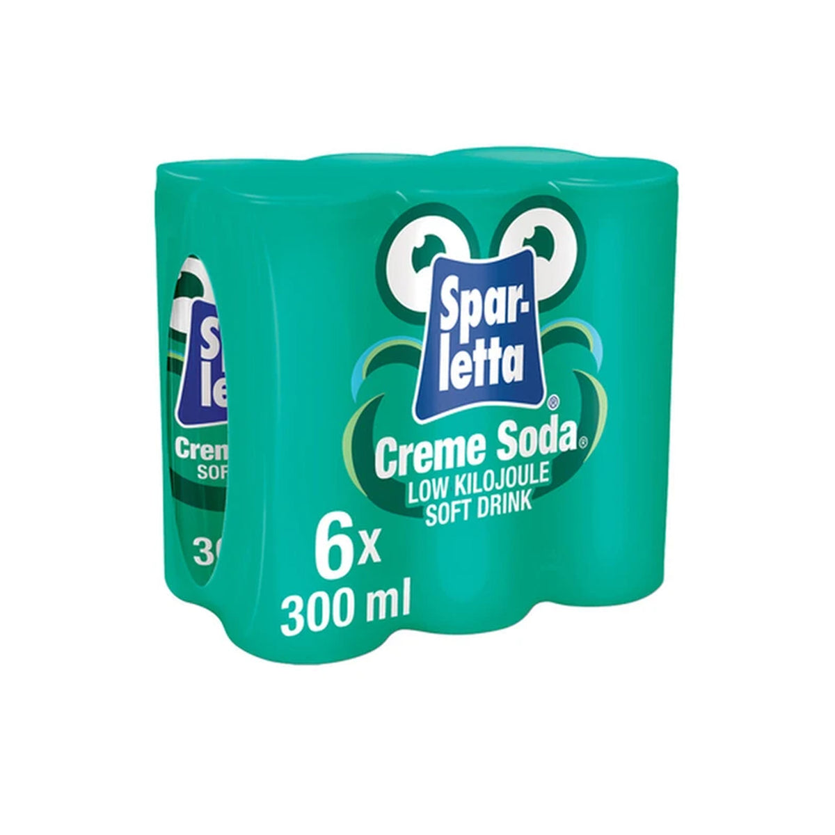 Sparletta Creme Soda 300ml can 6 pack