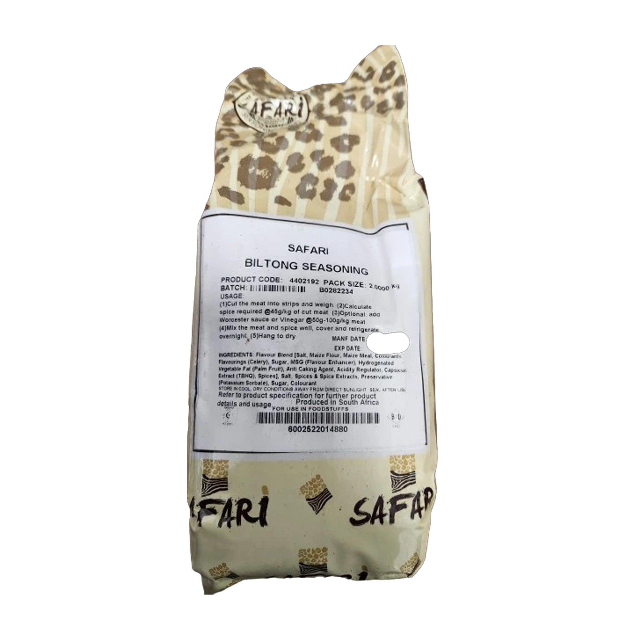 Crown National Safari Chakalaka Hot Biltong Spice 2kg
