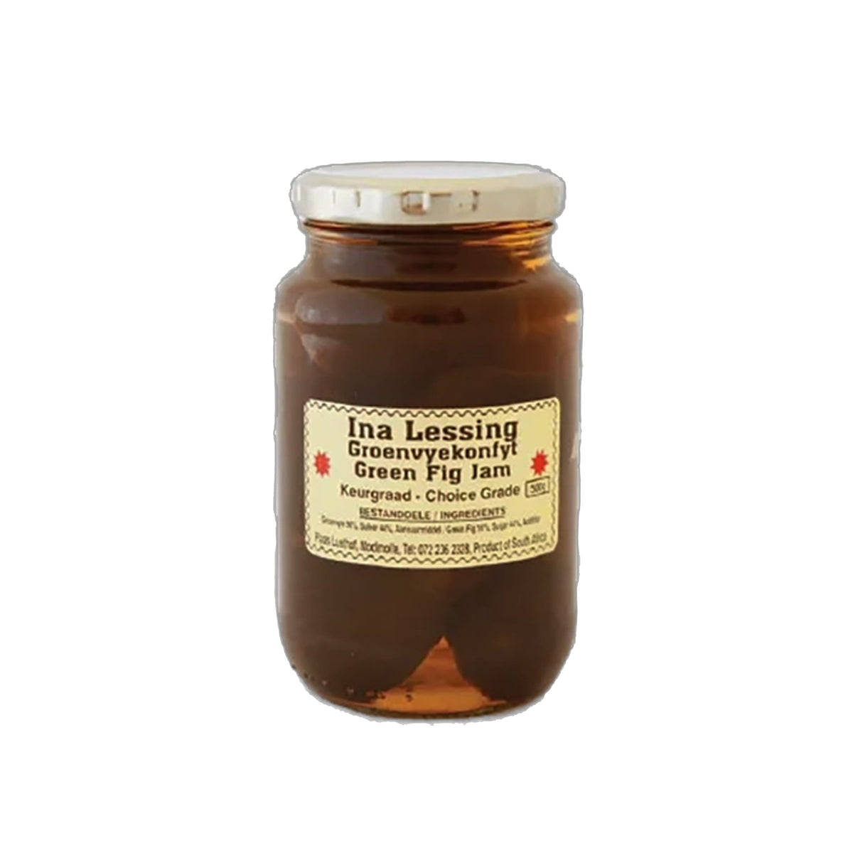 Ina Lessing Green Fig Preserve 500g