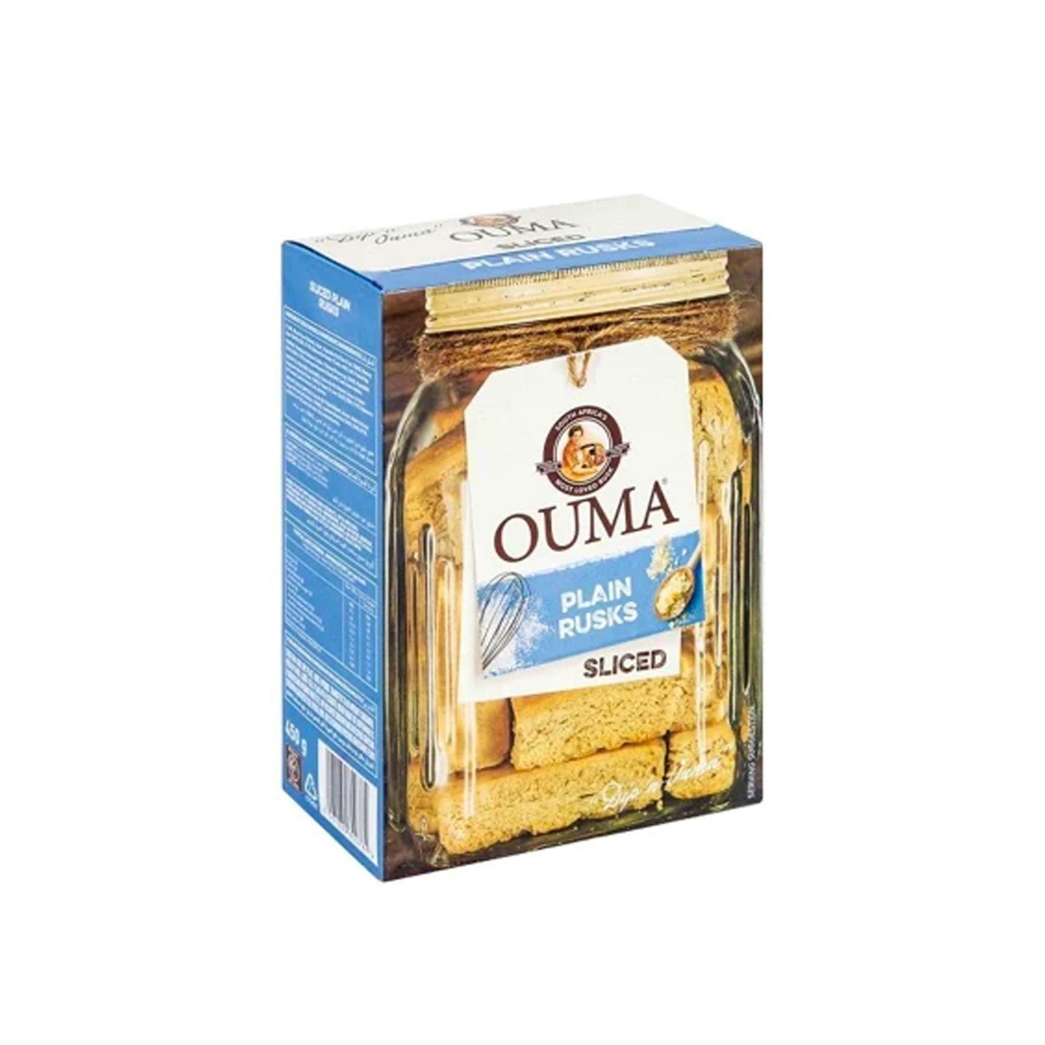Ouma Rusks PLAIN Sliced 450g