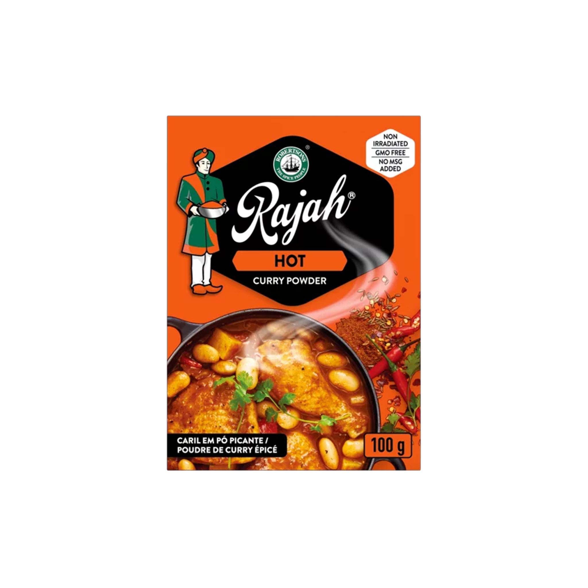 Rajah Hot Curry Powder 100g