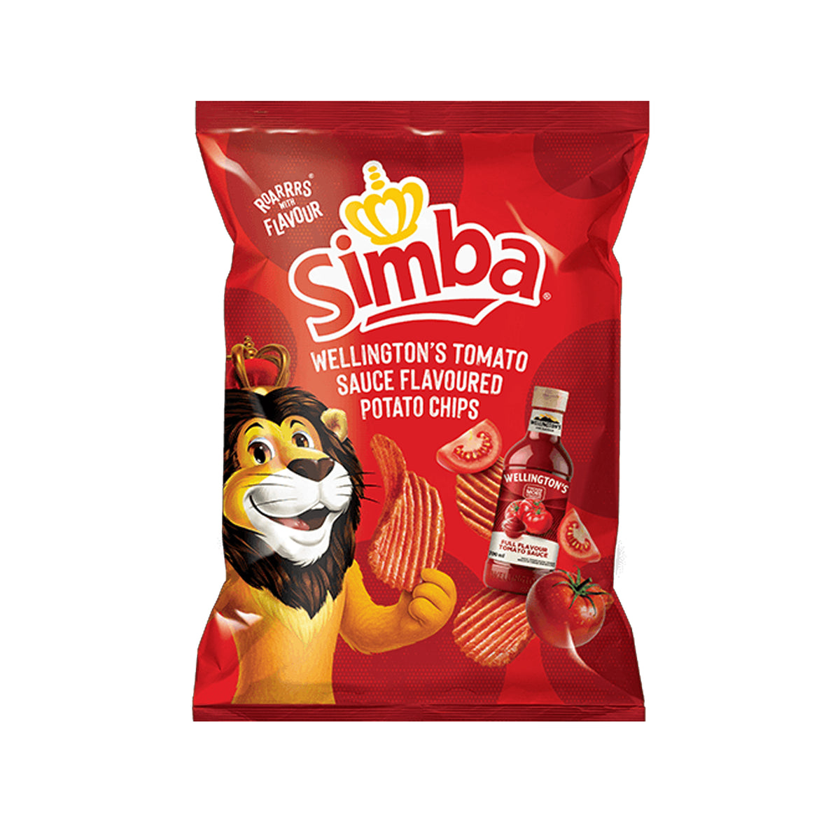 Simba Tomato flavoured Potato Chips 120g