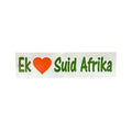 Sticker Ek Hart Suid Afrika 180x45mm