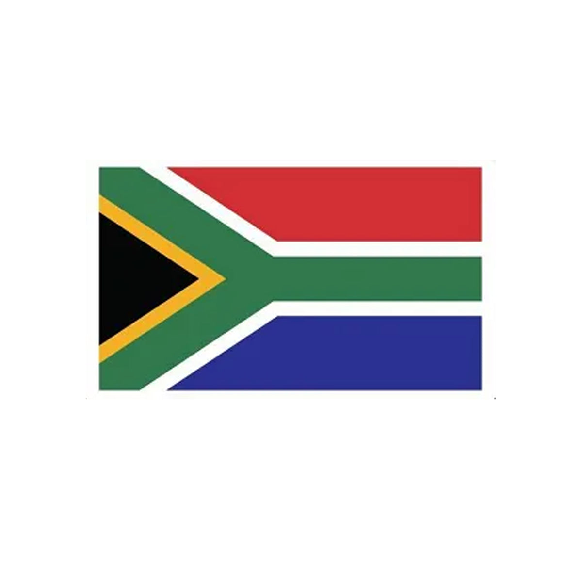 Sticker South African Flag 9x6cm